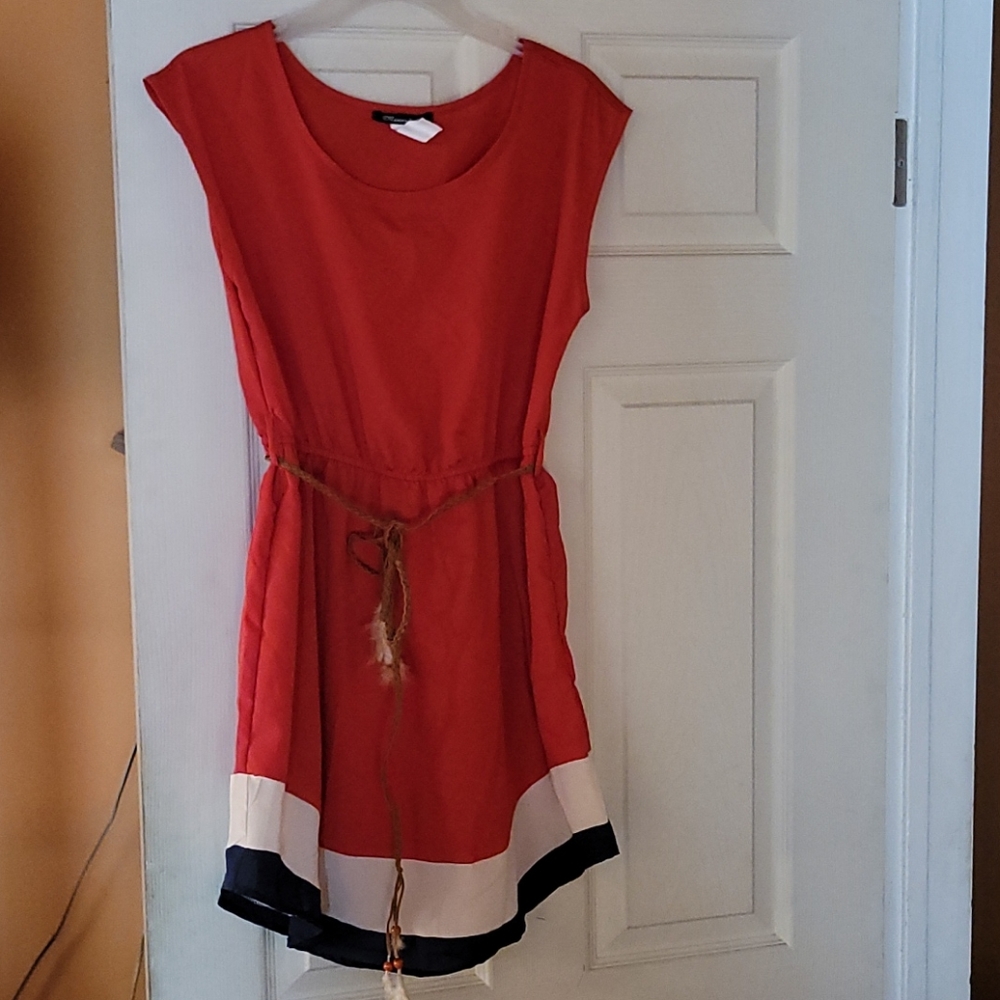 Orange dresss